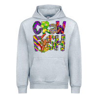 Heather Grey crawfish mardi gras Urban Hoodie - CowGirlArtShop