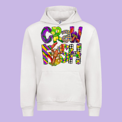 Crawfish Mardi Gras Urban Hoodie Designed By Cowgirlartshop