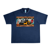 Navy steam roller sippy cup Urban Heavy Tee - Artiststas