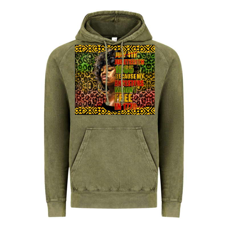 Juneteenth Celebrate Vintage Hoodie by HRA Design Shop | Teevron