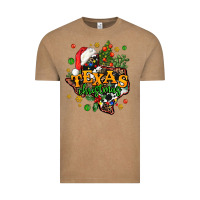 Vintage Coffee texas christmas Vintage Tee - AdoDesignShop