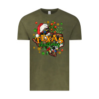 Vintage Olive texas christmas Vintage Tee - AdoDesignShop