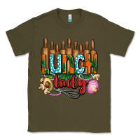 Army Green lunch lady with onions Classic Tee - AdoDesignShop