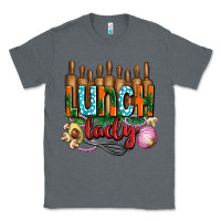 Charcoal Heather lunch lady with onions Classic Tee - AdoDesignShop