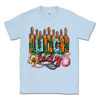 Dusty Blue lunch lady with onions Classic Tee - AdoDesignShop