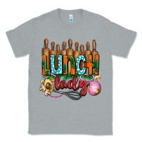 Heather Grey lunch lady with onions Classic Tee - AdoDesignShop