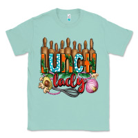 Seafoam lunch lady with onions Classic Tee - AdoDesignShop