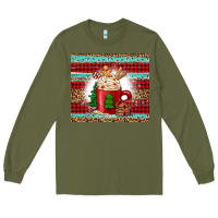 Army Green Christmas coffee Long Sleeve Tee - Jasminsmagicworld
