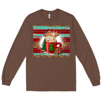 Chestnut Christmas coffee Long Sleeve Tee - Jasminsmagicworld