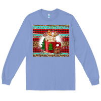 Colony Blue Christmas coffee Long Sleeve Tee - Jasminsmagicworld
