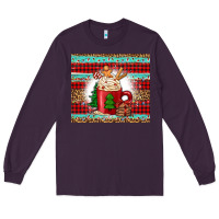 Plum Christmas coffee Long Sleeve Tee - Jasminsmagicworld