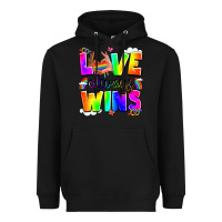 Black love always wins Heavyweight Hoodie - LillyAllenDesigns
