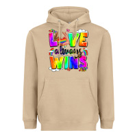 Mushroom love always wins Heavyweight Hoodie - LillyAllenDesigns