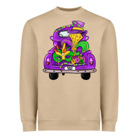 Farm Truck, Mardi Gras Heavyweight Sweatshirt | Teevron