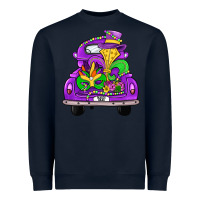 Navy farm truck, mardi gras Heavyweight Sweatshirt - JahusDesignShop