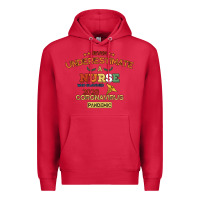 Cardinal Never Underestimate A Nurse Premium Hoodie - Bettercallsaul