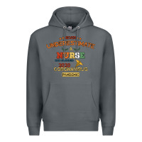 Rock Never Underestimate A Nurse Premium Hoodie - Bettercallsaul