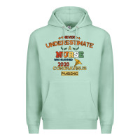 Seafoam Never Underestimate A Nurse Premium Hoodie - Bettercallsaul