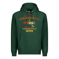 Sports Green Never Underestimate A Nurse Premium Hoodie - Bettercallsaul