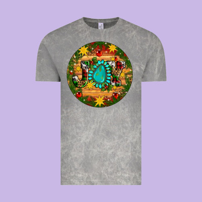 Christmas Gemstone Joy Ornament Vintage Tee Designed By Artiststas