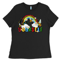 Black bee yourself Ladies Tee - MaliasSmallBusiness