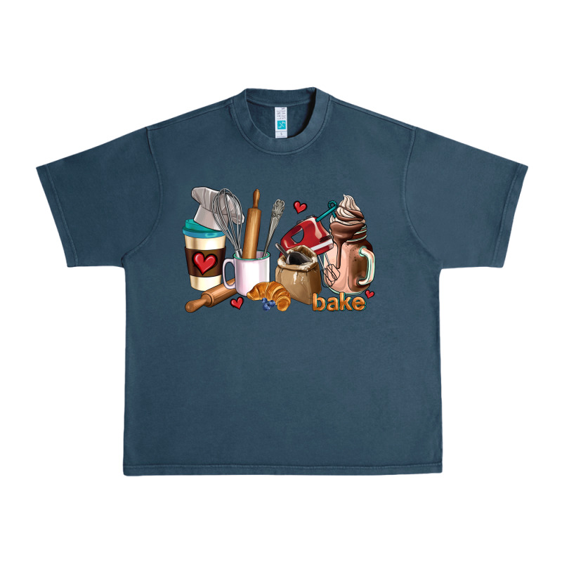 Bakery Coffee Cups Urban Heavy Tee by AdoDesignShop | Teevron