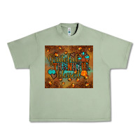 Oil Green grateful thankful blessed turkey Urban Heavy Tee - JahusDesignShop