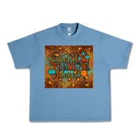 Pebble Blue grateful thankful blessed turkey Urban Heavy Tee - JahusDesignShop