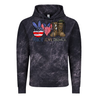 Cloud Black peace love america Vintage Hoodie - CowhideDigitalArt