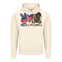 Vintage Artic peace love america Vintage Hoodie - CowhideDigitalArt