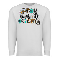 Dove Grey Pray Without Ceasing Premium Sweatshirt - LillyAllenDesigns