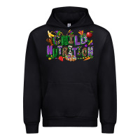 Black child nutrition mardi gras cowgirl Urban Hoodie - CowGirlArtShop
