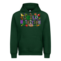 Forest Green child nutrition mardi gras cowgirl Urban Hoodie - CowGirlArtShop