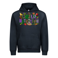 Navy child nutrition mardi gras cowgirl Urban Hoodie - CowGirlArtShop
