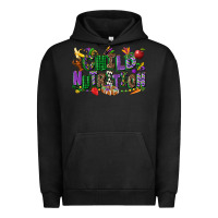 Pigment Black child nutrition mardi gras cowgirl Urban Hoodie - CowGirlArtShop