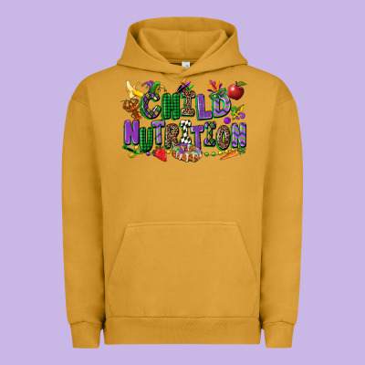 Child Nutrition Mardi Gras Cowgirl Urban Hoodie Designed By Cowgirlartshop