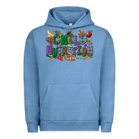 Pigment Pebble Blue child nutrition mardi gras cowgirl Urban Hoodie - CowGirlArtShop