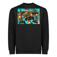 Dinosaur Monster Truck Heavyweight Sweatshirt | Teevron