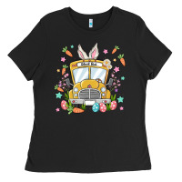 Black easter school bus Ladies Tee - MaliasSmallBusiness