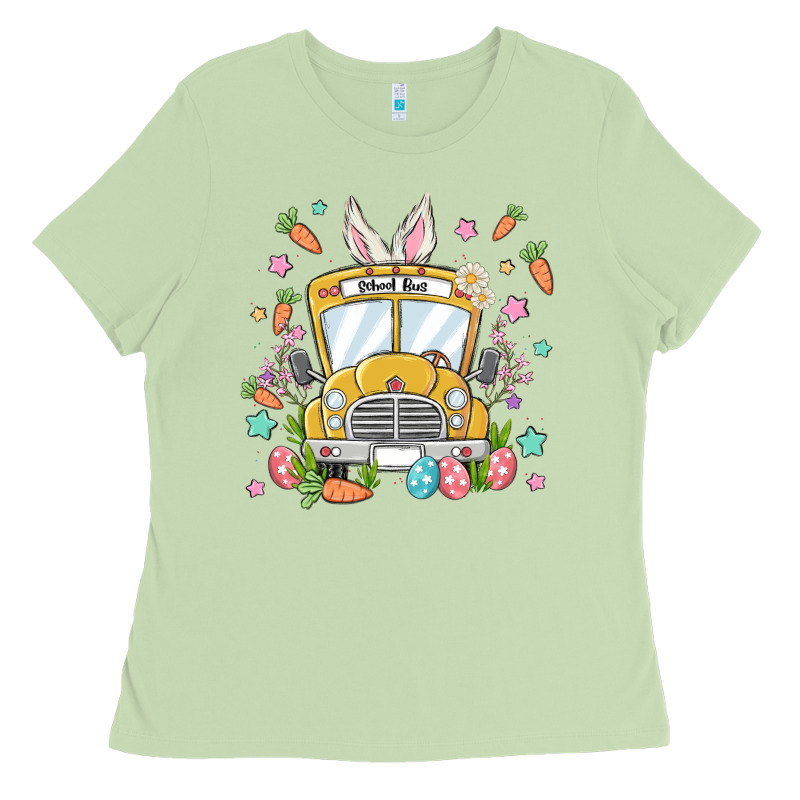 Easter School Bus Ladies Tee by MaliasSmallBusiness | Teevron