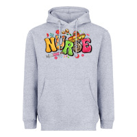 Heather Grey mexican spanish nurse Heavyweight Hoodie - LillyAllenDesigns