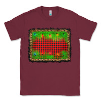 Burgundy christmas lights background Classic Tee - AdoDesignShop