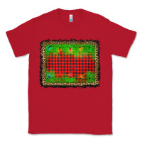 Red christmas lights background Classic Tee - AdoDesignShop