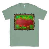 Sage christmas lights background Classic Tee - AdoDesignShop