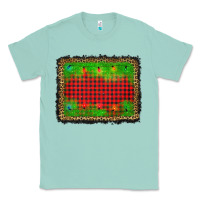 Seafoam christmas lights background Classic Tee - AdoDesignShop