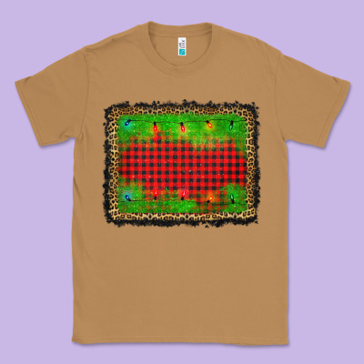 Christmas Lights Background Classic Tee Designed By Adodesignshop