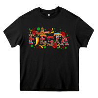 Black fieasta with sombrero rose and pepper Heavy Core Tee - Artiststas
