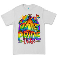 Dove Grey pride tribe lgbtq Premium Tee - texasbilliewilder