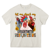 Cream let me check my giveashitometer Heavy Core Tee - texasbilliewilder