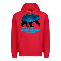 Red British Cloumbia Canada Premium Hoodie - Bettercallsaul